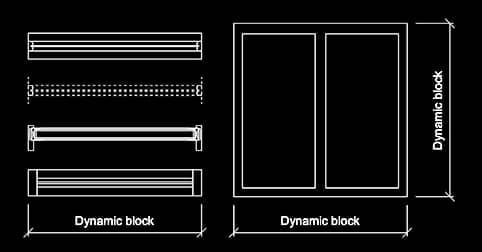 AutoCAD blocks windows, dynamic blocks